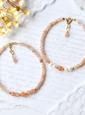 手链原创生辰石进口包金极细水晶