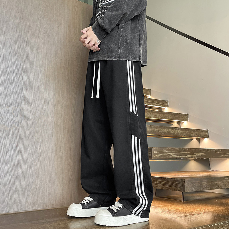 190加长版高个子裤子男秋冬115cm青少年直筒宽松运动休闲长裤潮流