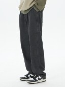 190高个子秋冬加绒加厚加长版 115cm直筒宽松潮 拖地牛仔裤 男裤 美式