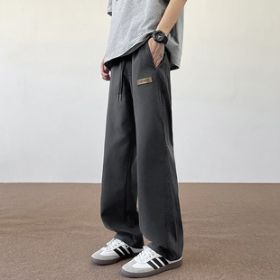 夏季薄款加长裤子男190高个子天丝冰丝透气速干裤115cm休闲运动裤