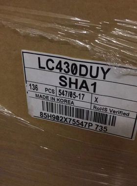 LD430DUY-SHA1 T430HVN01.2 T430HVN01.0 T430HVN01.8 PT430CT01