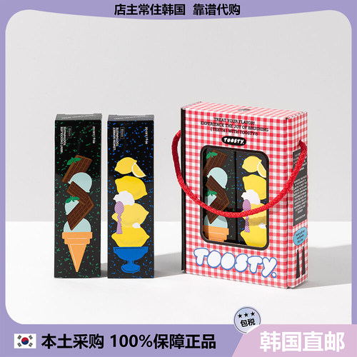 【韩国直邮】TOOSTY牙膏含氟去口臭清洁牙齿清新口气柠檬巧克力