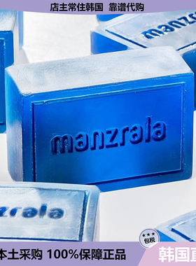 【韩国直邮】manzrala 蓝色洗面皂 身体皂 清洁yi菌洗脸皂120g