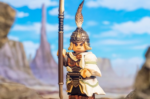 拼插 人仔工厂 赵云 卧龙：苍天陨落 积木 第三方