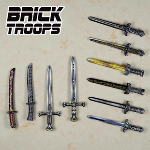 【印刷】乐宜乐 bricktroops 第三方人仔配件 刀剑 武器 第三弹