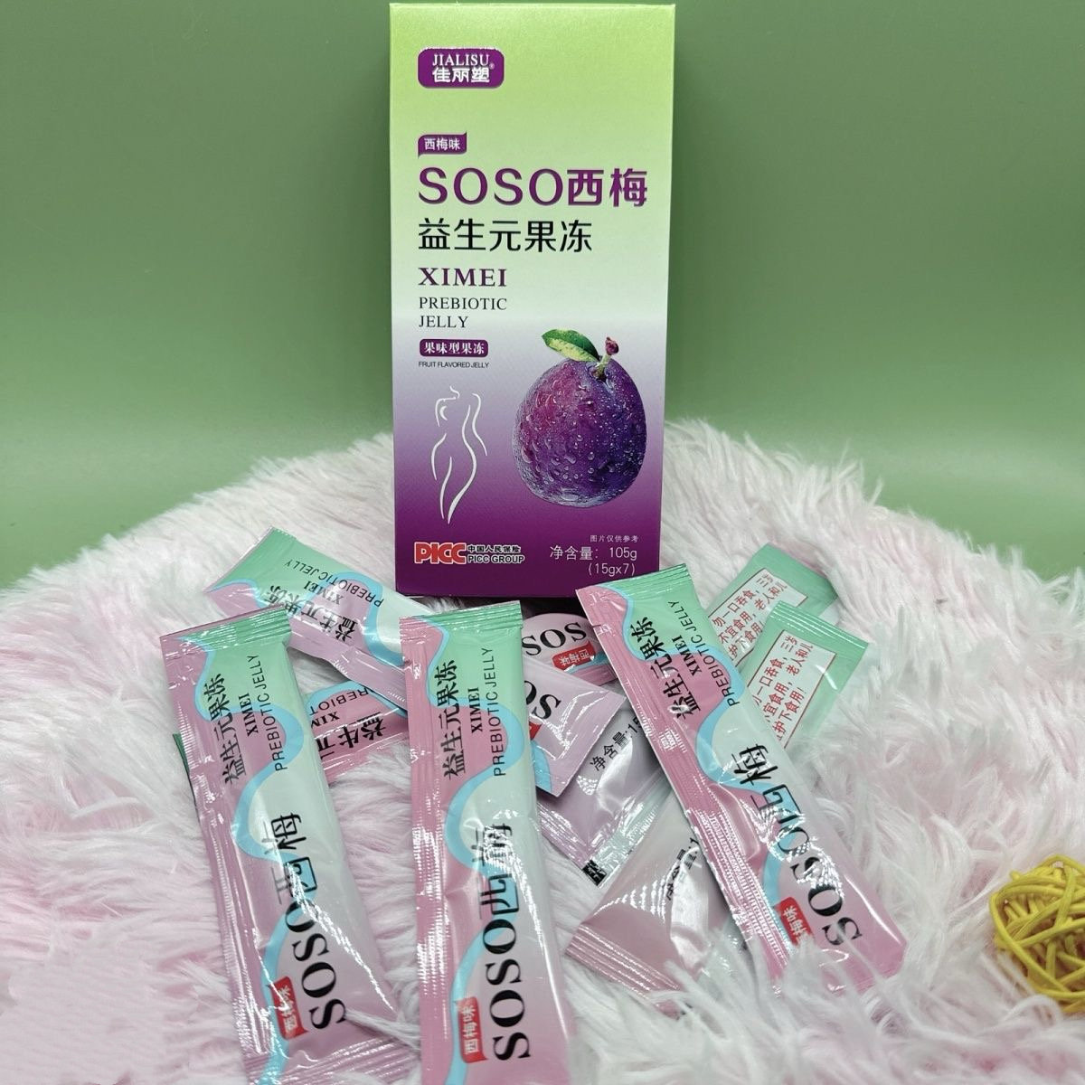 佳丽塑SOSO西梅益生元果冻