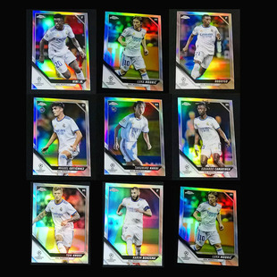 球星卡2021-22 topps皇马 银折 莫德里奇 本泽马 维尼修斯 克罗斯