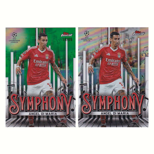 球星卡 迪马利亚 99编绿折 交响乐特卡 2025 topps finest 本菲卡