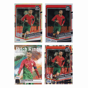 瀑布折 2023 银折 C罗 葡萄牙队长 optic 油画 donruss 球星卡
