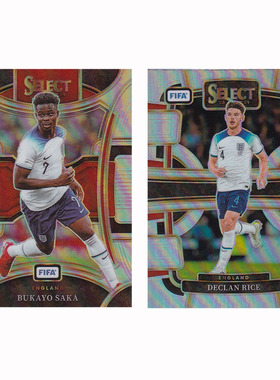 球星卡 英格兰队 银折 2023-24 select FIFA 萨卡 赖斯