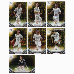 球星卡 金球折 2023-24 Topps UCC皇马 莫德里奇 克罗斯 贝林厄姆