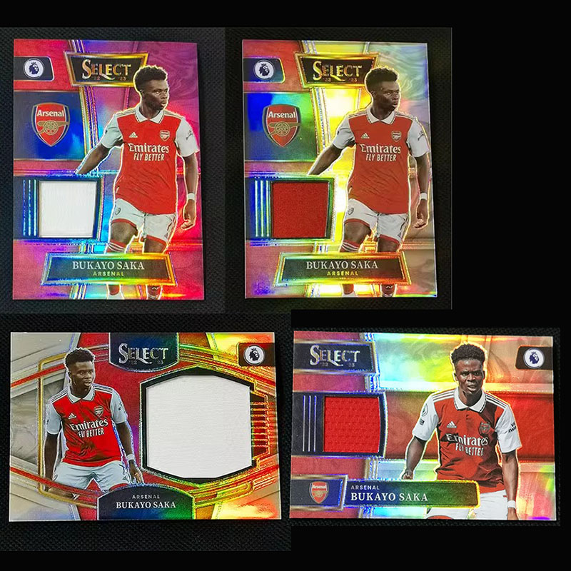 球星卡 萨卡 49编 紫折 银折 球衣物料2022-23 SELECT英超 阿森纳