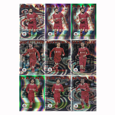 球星卡 萨拉赫 范戴克 努涅斯 绿雾折 2024-25 Topps UCC 利物浦