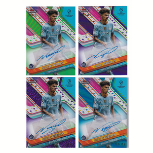 签字 RC新秀 finest 奥赖利 曼城 topps 99编绿折 球星卡 2024