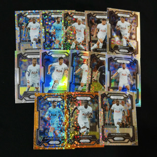 球星卡 银泡泡粉折2023-24 PRIZM英超 热刺 孙兴慜 麦迪逊 罗梅罗