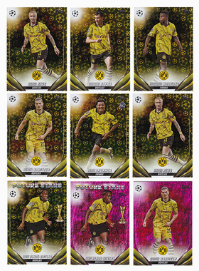 球星卡 金球粉折多特蒙德2023-24 Topps UCC罗伊斯 吉滕斯 穆科科