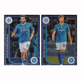 球星卡 那不勒斯 2023-24 Topps 梅林 克瓦拉茨赫利亚 林斯特罗姆
