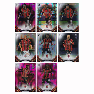 球星卡 AC米兰 银熔岩折 2023-24 Topps chrome 莱奥 吉鲁