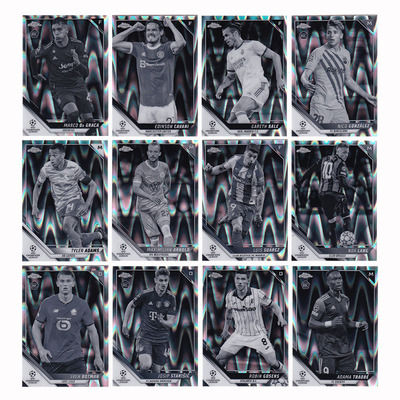 球星卡 黑白波纹折 2021-22 Topps 苏亚雷斯 贝尔 卡瓦尼 琼斯