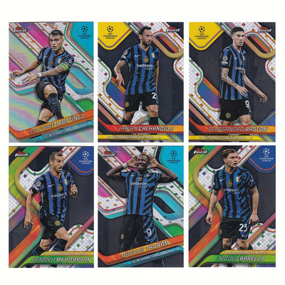 球星卡 劳塔罗 图拉姆 巴斯托尼 巴雷拉 2025 topps finest 国米