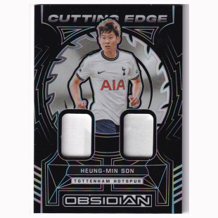 球星卡 孙兴慜 双窗球衣 199编 2022-23 PANINI 黑曜石 热刺