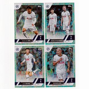 球星卡 孙兴慜 凯恩 理查利森 双人 2022-23 TOPPS UCC 碧玉 热刺