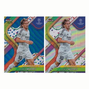 蓝折 2024 球星卡 finest 75编 topps 皇马 莫德里奇