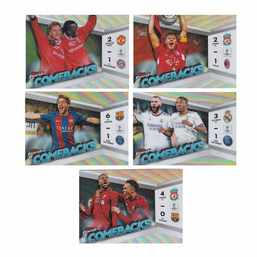 球星卡 逆转特卡 comebacks 2023-24 Topps 欧冠 杰拉德 本泽马