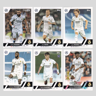 球星卡 皇马 2022-23 Topps UCC欧战 莫德里奇 本泽马 克罗斯