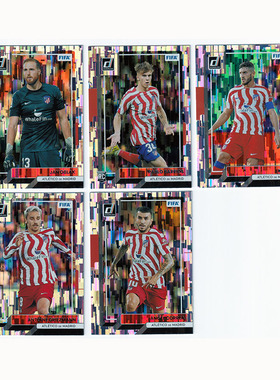 球星卡 格列兹曼 科克 奥布拉克 瀑布折2022-23 DONRUSS西甲 马竞