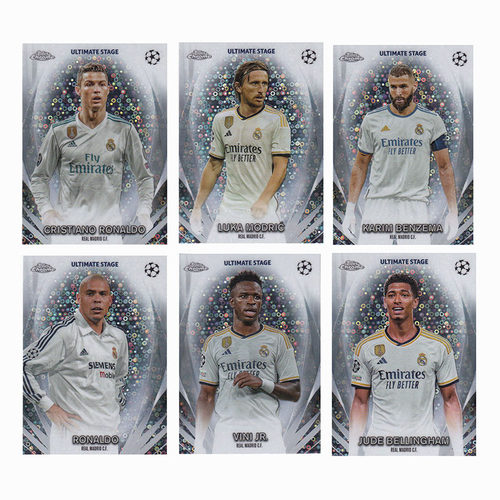 球星卡 终极舞台2023-24 Topps 皇马 C罗 贝林厄姆 莫德里奇 大罗