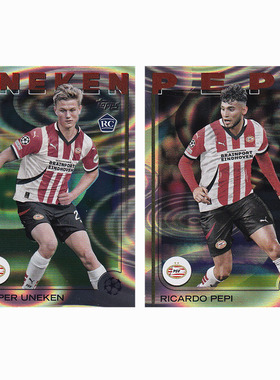 球星卡 佩皮 于内肯 雨点折 2024-25 Topps UCC 埃因霍温