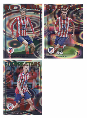 球星卡 马竞 雨点折 2024-25 Topps UCC 德保罗 费尔梅伦