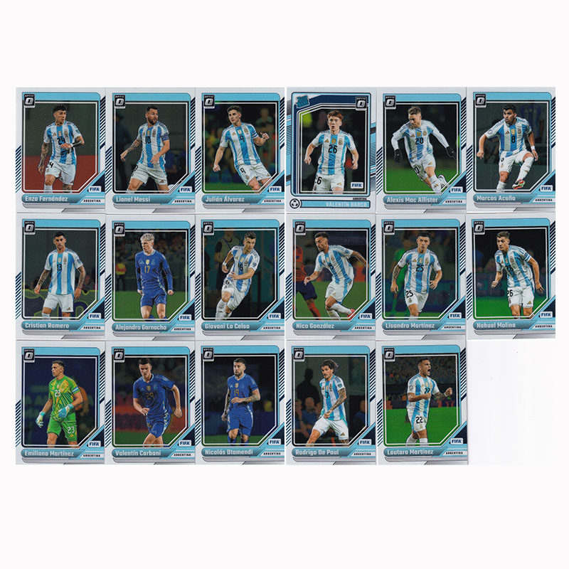 球星卡 阿根廷 2024-25 donruss optic 梅西 恩佐 加纳乔 德保罗
