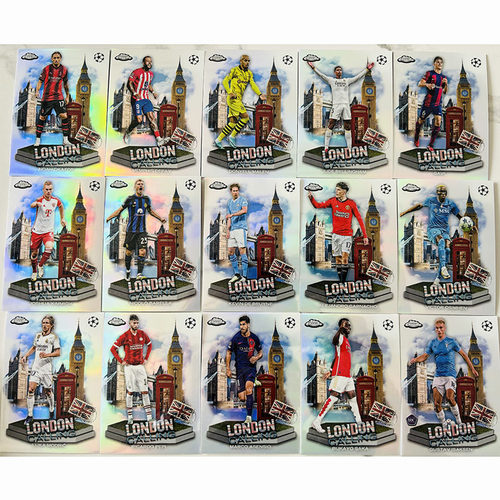 球星卡 伦敦召唤 地标2023-24 Topps 莫德里奇 德布劳内 贝林厄姆