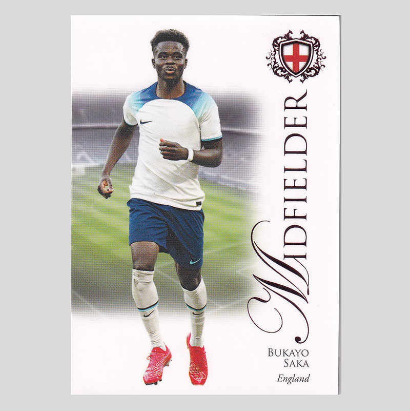 球星卡 萨卡 55编 紫平行 中场特卡 2023 福特拉 英格兰 阿森纳