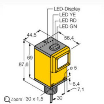现货EO60m-Q45-6X 原装 对射式传感器（发射器）假一罚十