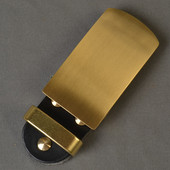 实心纯黄铜外穿平滑扣光板裤 皮带扣头非纯铜腰带扣40 带扣配件男式