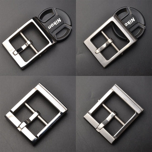 304不锈钢风尘皮带头日字针扣皮带扣卡子扣头可拆卸腰带头配件4.0