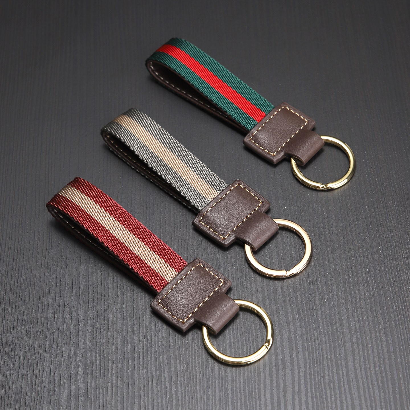 汽车钥匙扣男女士编织带挂件电动摩托车锁匙链奔驰奥迪大众丰田