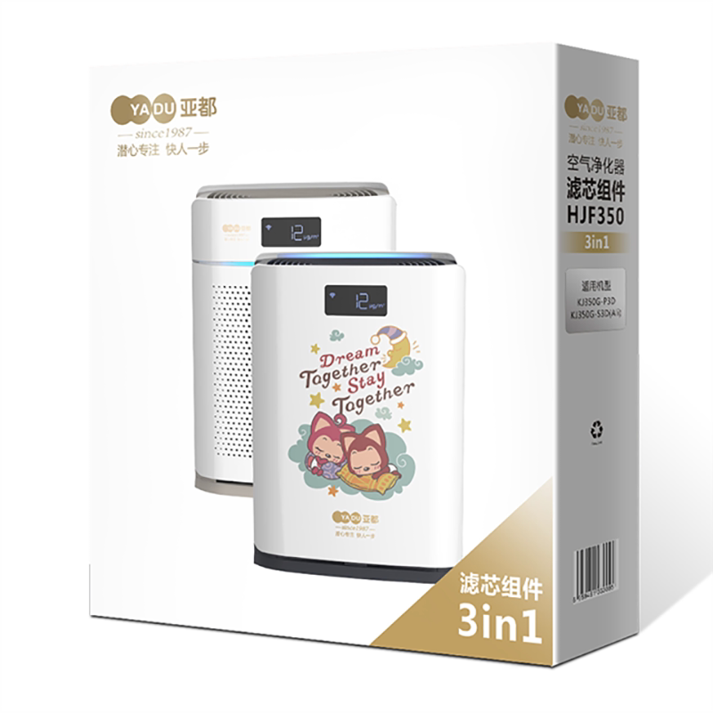 亚都空气净化器滤芯KJ350G-P3D/KJ350G-S3D(ALI)正品原厂耗材