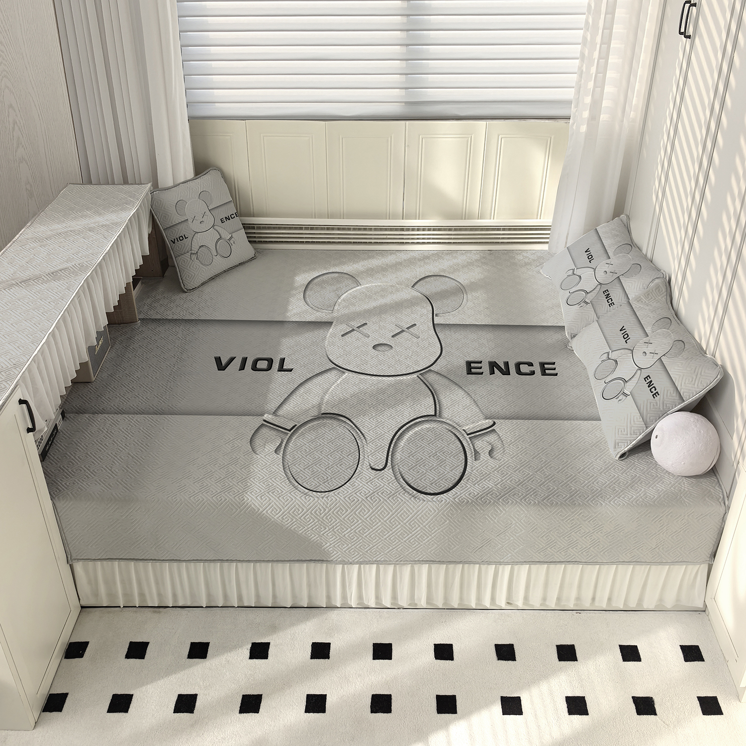 榻榻米专用床盖炕垫四季通用定制床笠防滑床单2025新款轻奢高级感