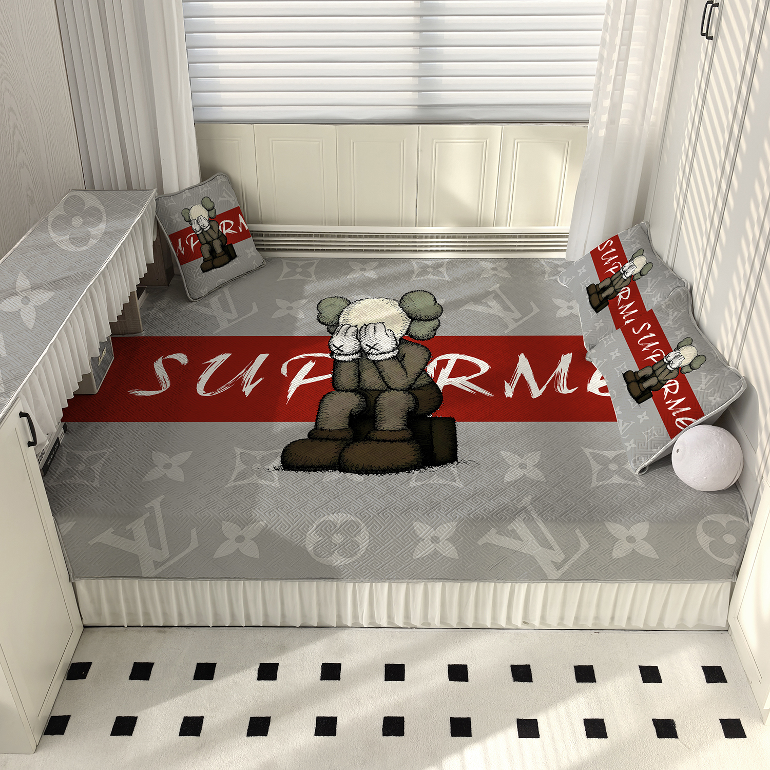 榻榻米专用床盖炕垫四季通用定制床笠防滑床单2025新款轻奢高级感