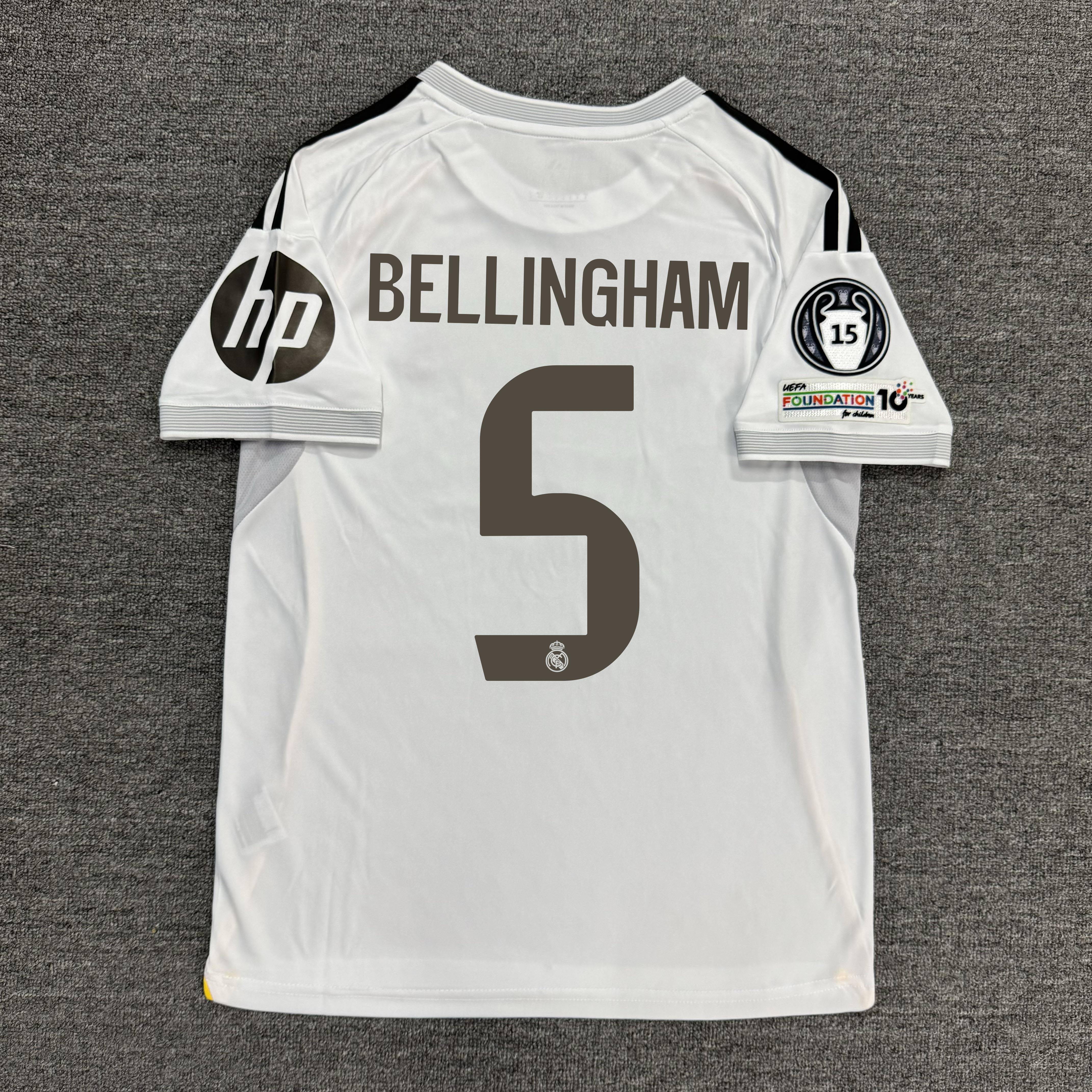 thumbnail for 2526 New Real Madrid Home Jersey Summer Quick Dry Thai Edition Adult Children's Football Uniform Printed Match Training Uniform