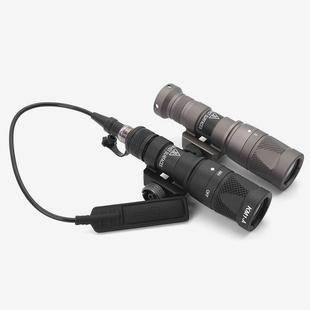 忽必烈爆闪M300V强光战术电筒鼠尾线控锦明9斯泰迪LED SF