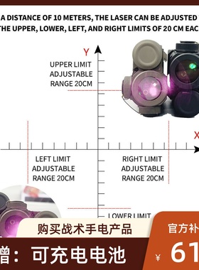 全金属CNC阳极泽宁特PERST-4镭射指示器 绿镭射+IR夜视仪