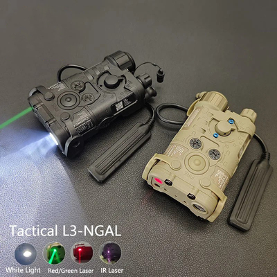 SOTAC L3-NAGAL红绿镭射激光指示器IR全功能真数LED强光爆闪手电