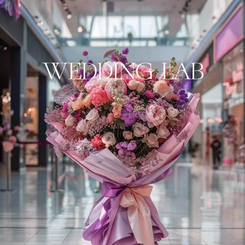 婚礼道具玫瑰花束充棉巨型