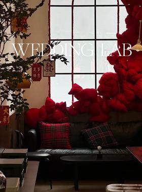 巨型红色系列打卡美陈装置摆饰装饰婚礼艺术装饰橱窗陈列商业美陈