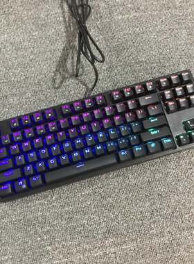 87键DK5.0机械键盘处理品牌退货件二手便宜RGB红轴茶轴黑轴高特轴